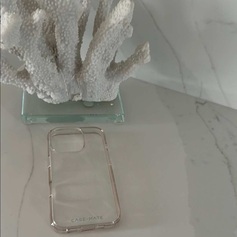 Case-Mate Clear Phone Case - Gold Trim